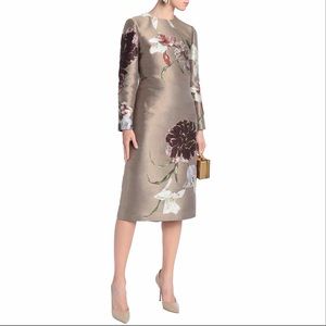 VALENTINO FLORAL JACQUARD KIMONO 1997 DRESS